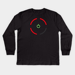 Red Ring of Death - No Text Kids Long Sleeve T-Shirt